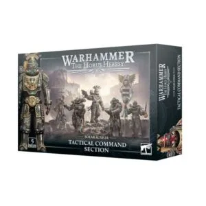 Horus Heresy Solar Auxilia Command Section Box Set with five detailed armored figures.
