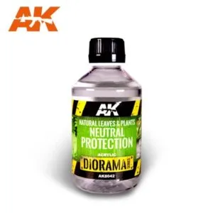 Natural protection spray for dioramas, preserving leaves and plants by AK.