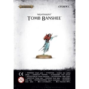 Nighthunt Tomb Banshee miniature: ethereal spirit in tattered robes, perfect for Warhammer collectors.