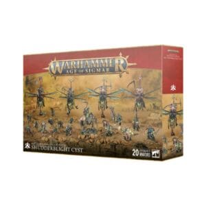 Engage in battles with the Shudderblight Cyst Miniatures Box for Warhammer: Age of Sigmar.