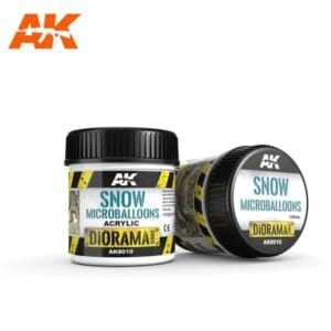 Enhance dioramas with quality Snow Microballoons for realistic snowy effects in model making.