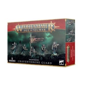 Craventhrone Guard miniatures set: five detailed Nighthaunt warriors for Warhammer Age of Sigmar.