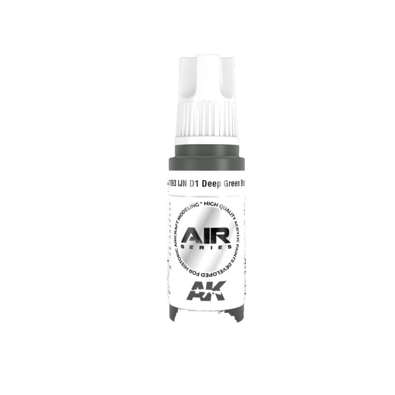 Deep Green airbrush paint bottle, designed for precision artistry and fine detailing.