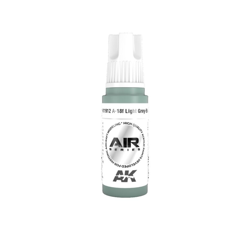 Sleek A-181 Light Grey airbrush paint by AK Interactive, ideal for artists and hobbyists.