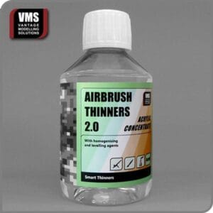 VMS Airbrush Thinners 2.0: Concentrated formula for improved airbrush performance and finish quality.