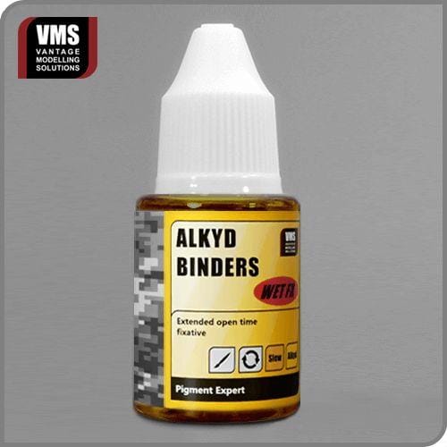 Vantage Alkyd Binders: Transparent bottle for extended painting flexibility and easy application.