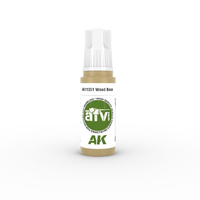 AT1351 Wood Base paint in sleek bottle for precise detailing in modeling and art.