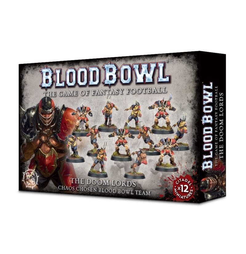 Blood Bowl: The Doom Lords Expansion Pack brings vibrant miniatures and exciting fantasy football gameplay.