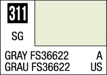 GRAY FS36622 Color Swatch: Pale Green Shade with Specifications for Design and Military Use.