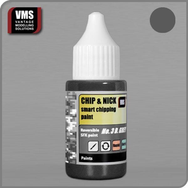 VMS Chip & Nick Smart Chipping Paint for detailed miniature model effects.