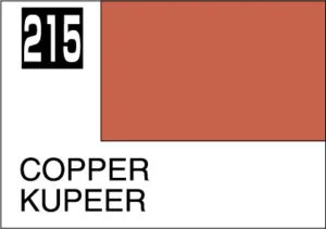 Warm Copper Kubeer color swatch 215, ideal for design with earthy tones and modern appeal.