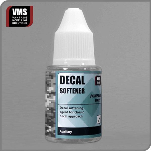 VMS Decal Softener: Reliable model building solution for classic decal applications.