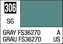 Versatile gray color sample FS36270 card with minimal design and bilingual labels.