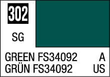 Deep green color swatch 302 for accurate color matching in design and manufacturing.