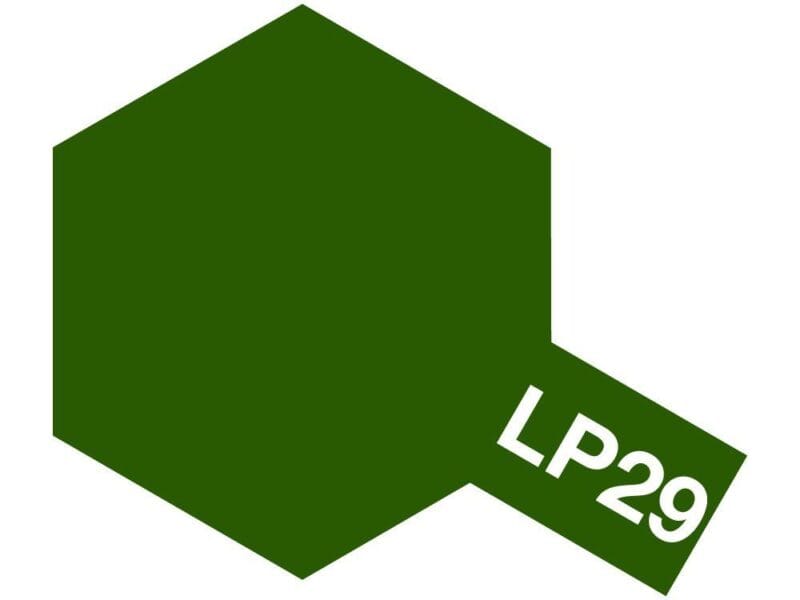 Deep green hexagon with LP29 label, combining modern design with clear color coding.