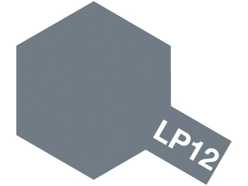 Stylish gray hexagon with LP12 tag, embodying modern minimalist design and versatility.