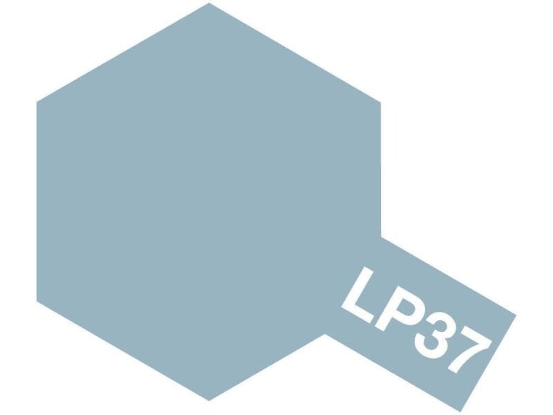 Serene blue hexagon with color code LP37, perfect for modern design and branding.