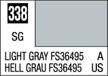 Light gray color swatch FS36495, ideal for design, with bilingual labeling for global use.
