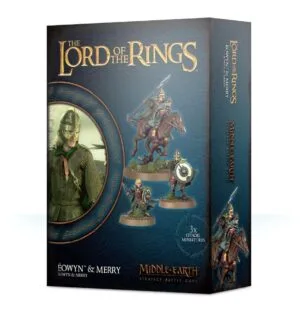 Éowyn and Merry Deluxe Box Set: Collectible miniatures celebrating heroic characters from The Lord of the Rings.