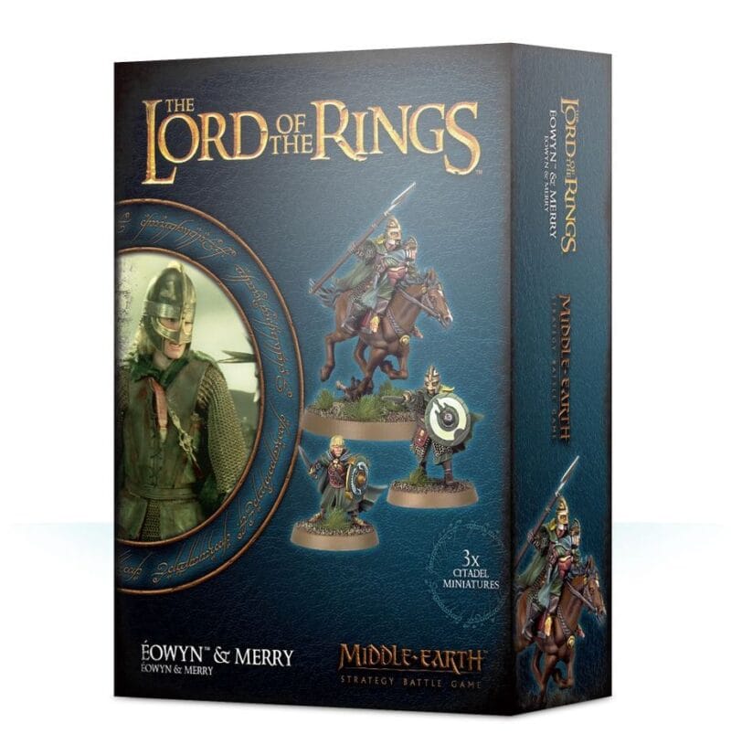 Éowyn and Merry Deluxe Box Set: Collectible miniatures celebrating heroic characters from The Lord of the Rings.