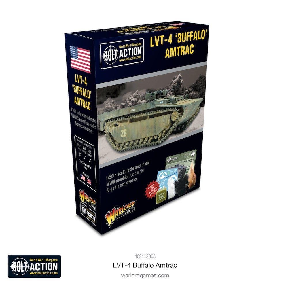 LVT-4 Buffalo Amtrac model kit: scale 15mm, ideal for collectors and tabletop gamers.