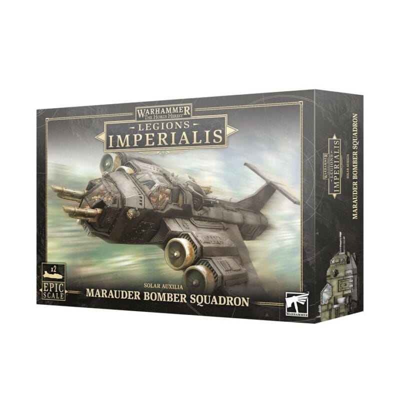 Marauder Bomber Squadron box set for Warhammer: Legions Imperialis offers thrilling aerial combat gameplay.
