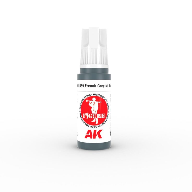 High-quality AK model paint in French Grey Bkl, designed for precise application and detailing.