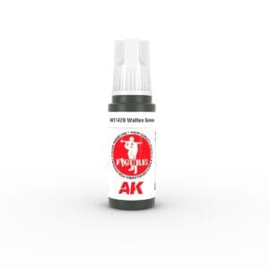 Waffles Grey model paint by AK, perfect for precise application in hobbyist projects.
