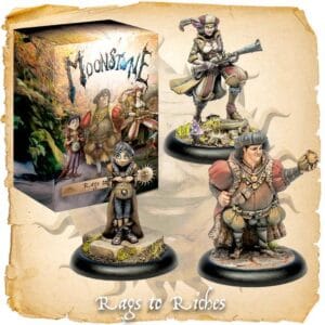 Explore fantasy miniatures from Moonstone: Adventure Awaits, featuring vibrant characters and immersive gameplay.