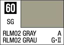 RLM02 Gray swatch for design and industry, showcasing a versatile muted gray tone.