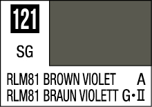 RLM81 Brown Violet swatch, muted earthy tone perfect for design and artistic applications.