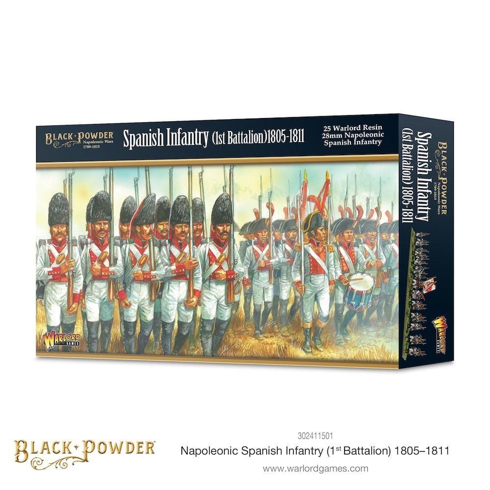 Spanish Infantry Miniature Kit: Authentic Napoleonic Soldiers in Vibrant Detail and Dynamic Poses.