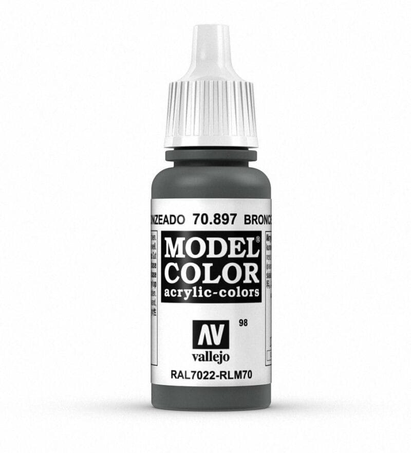 Vallejo Umbra Grey 70.897 acrylic paint for detailed model painting and crafting.