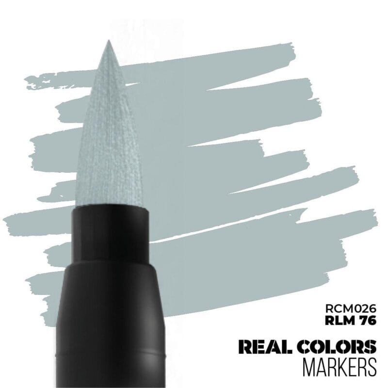 Elegant light blue-green marker with pointed tip and sleek black body for artistic creativity.