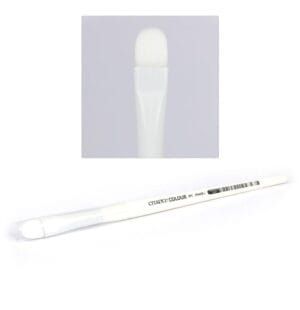 Dual-ended eye makeup brush for seamless eyeshadow blending and precise application.