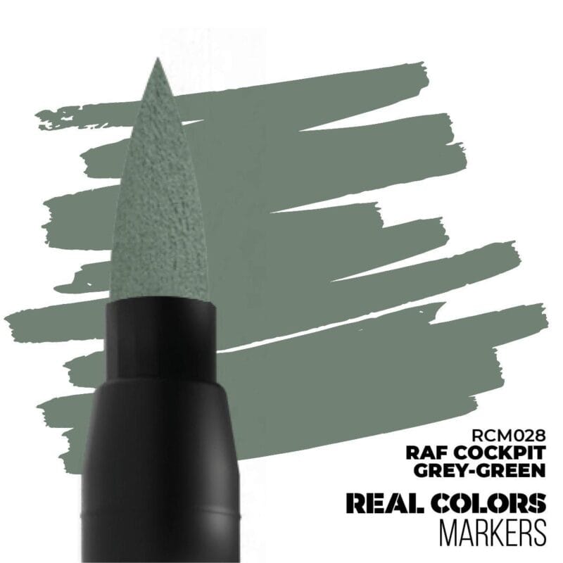 Sleek RAF Cockpit Grey-Green marker for artists, ideal for vibrant and precise color application.