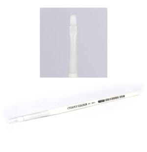 Citrin Color white brush pen for versatile calligraphy and detailed artistic expression.