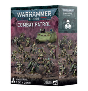 Death Guard Combat Patrol: Engage in tactical gameplay with detailed, decay-themed miniatures.