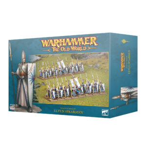 Elven Spearmen Box Set for Warhammer: The Old World - Intricate miniatures for tactical gameplay.