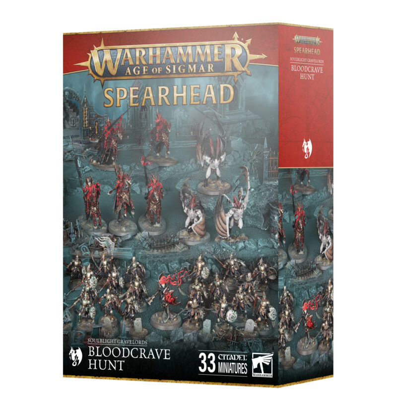 Bloodcrave Hunt: Spearhead box set includes 33 detailed Citadel miniatures for Warhammer: Age of Sigmar.
