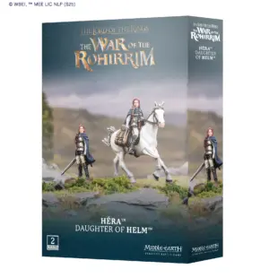 Héra, Daughter of Helm collectible figure, showcasing Rohans beauty and Tolkiens epic heritage.