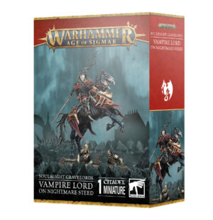 Vampire Lord on Nightmare Steed miniature - stunning collectible from Warhammer: Age of Sigmar.