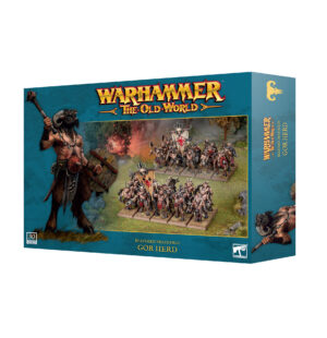 Warhammer: The Old World - Ghor Herd Box Set, featuring fierce characters and dynamic battle art.