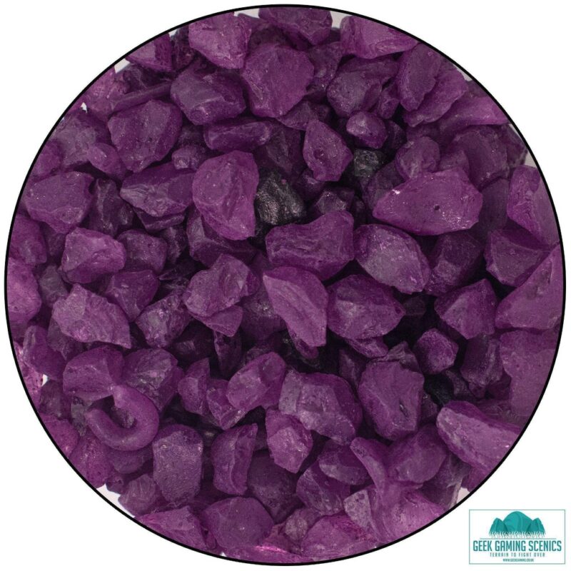 Weird Crystals Large - Aubergine