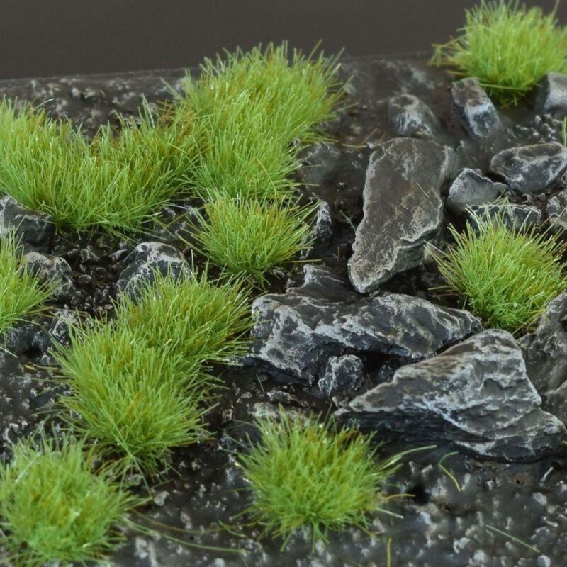Green 4mm Wild Tufts - Gamers Grass