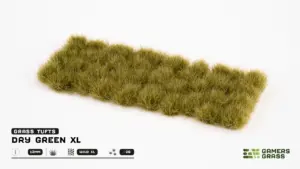 Dry Green XL 12mm Wild XL Tufts - Gamers Grass