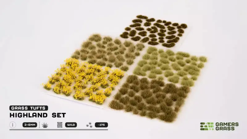 Highland Tuft Set Wild Tufts - Gamers Grass