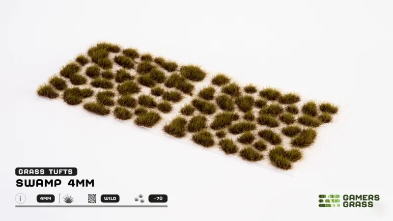 Swamp 4mm Wild Tufts - Gamers Grass