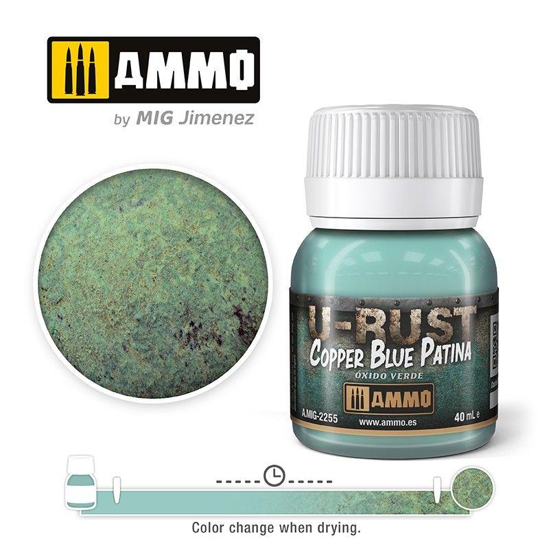 U-Rust Copper Blue Patina Ammo By Mig - MIG2255